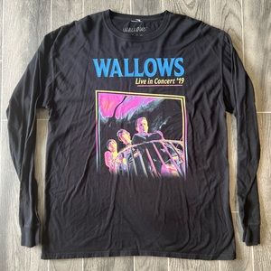 WALLOWS live in concert 2019 tour long sleeve band t shirt size large